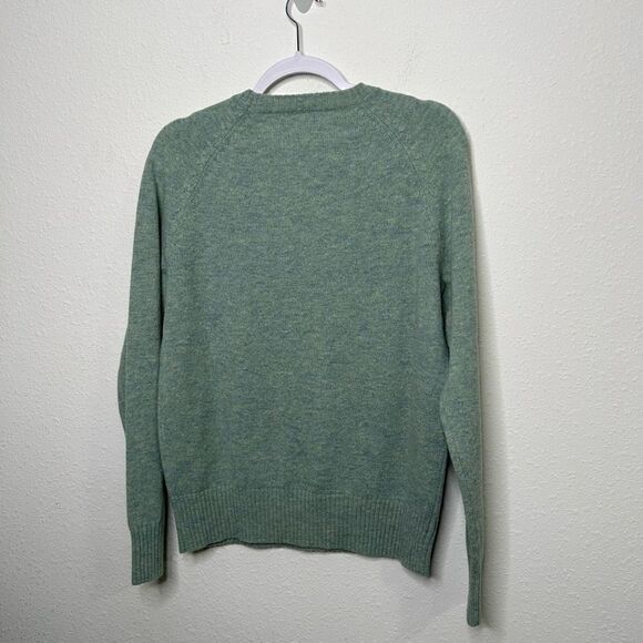 J Crew Factory Men’s Green Supersoft 100% Lambswool Pullover Sweater‎ Size S - Picture 7 of 7